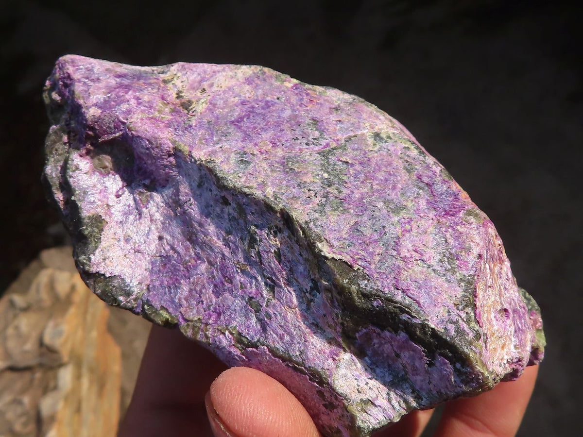Natural Rough Stichtite & Serpentine Specimens x 6 From Barberton, South Africa - Toprock Gemstones and Minerals 