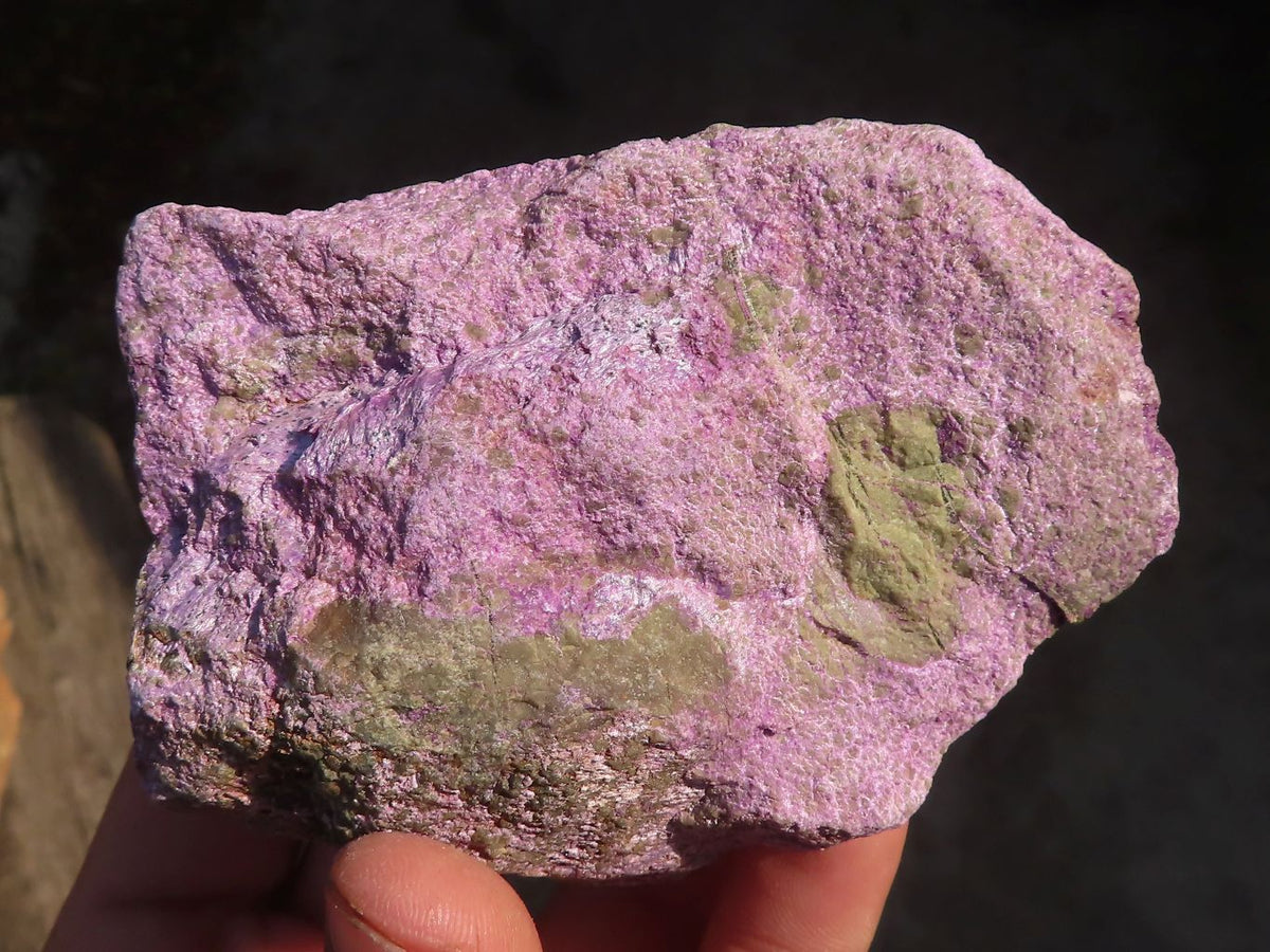 Natural Rough Stichtite & Serpentine Specimens x 6 From Barberton, South Africa - Toprock Gemstones and Minerals 