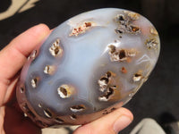 Polished Agate Standing Free Forms x 3 From Madagascar - Toprock Gemstones and Minerals 