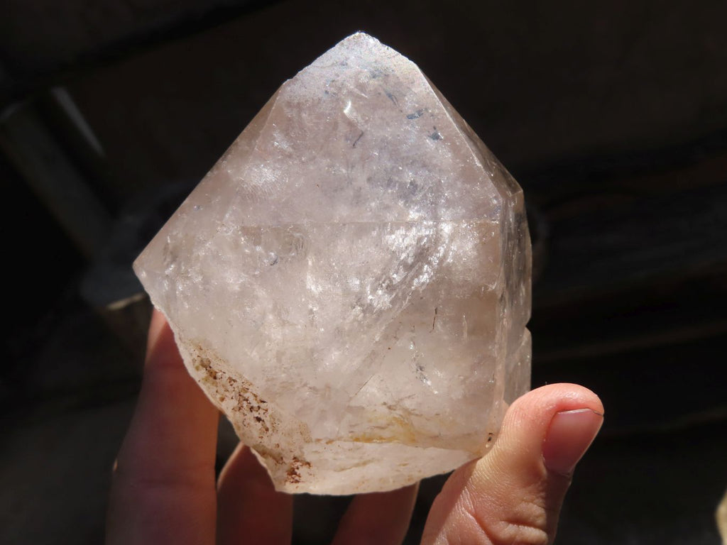Natural Clear Quartz Crystal Specimens x 3 From Zambia - Toprock Gemstones and Minerals 