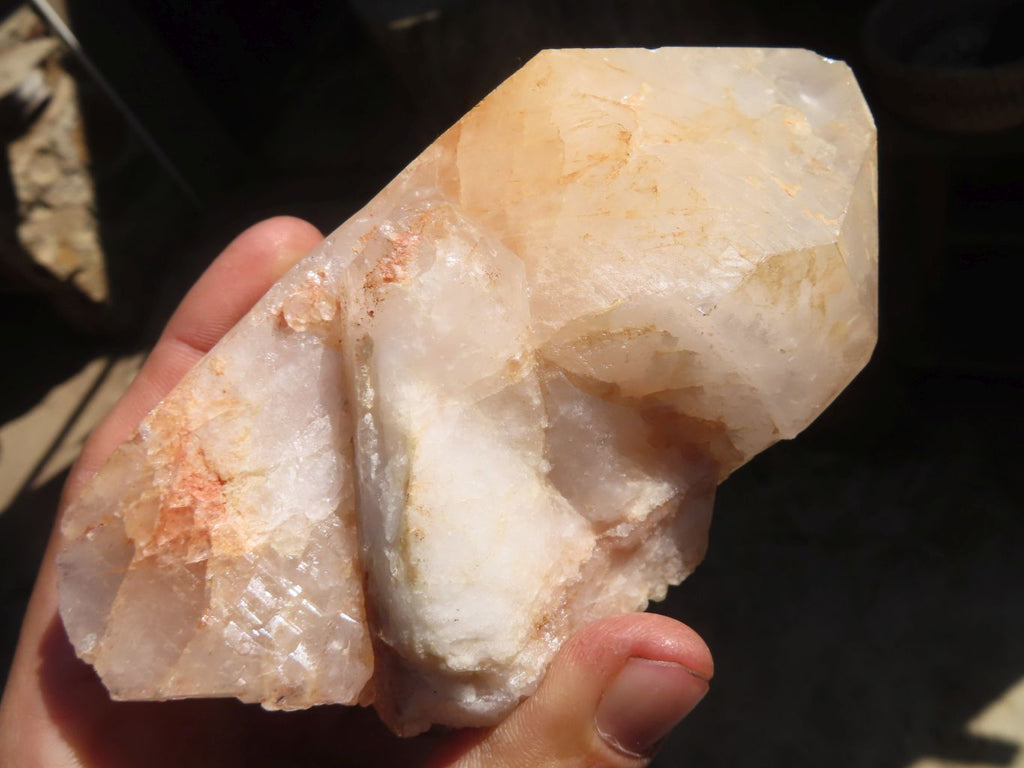 Natural Clear Quartz Crystal Specimens x 3 From Zambia - Toprock Gemstones and Minerals 