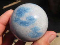 Polished Blue Spotted Spinel Quartz Spheres x 6 From Madagascar - Toprock Gemstones and Minerals 