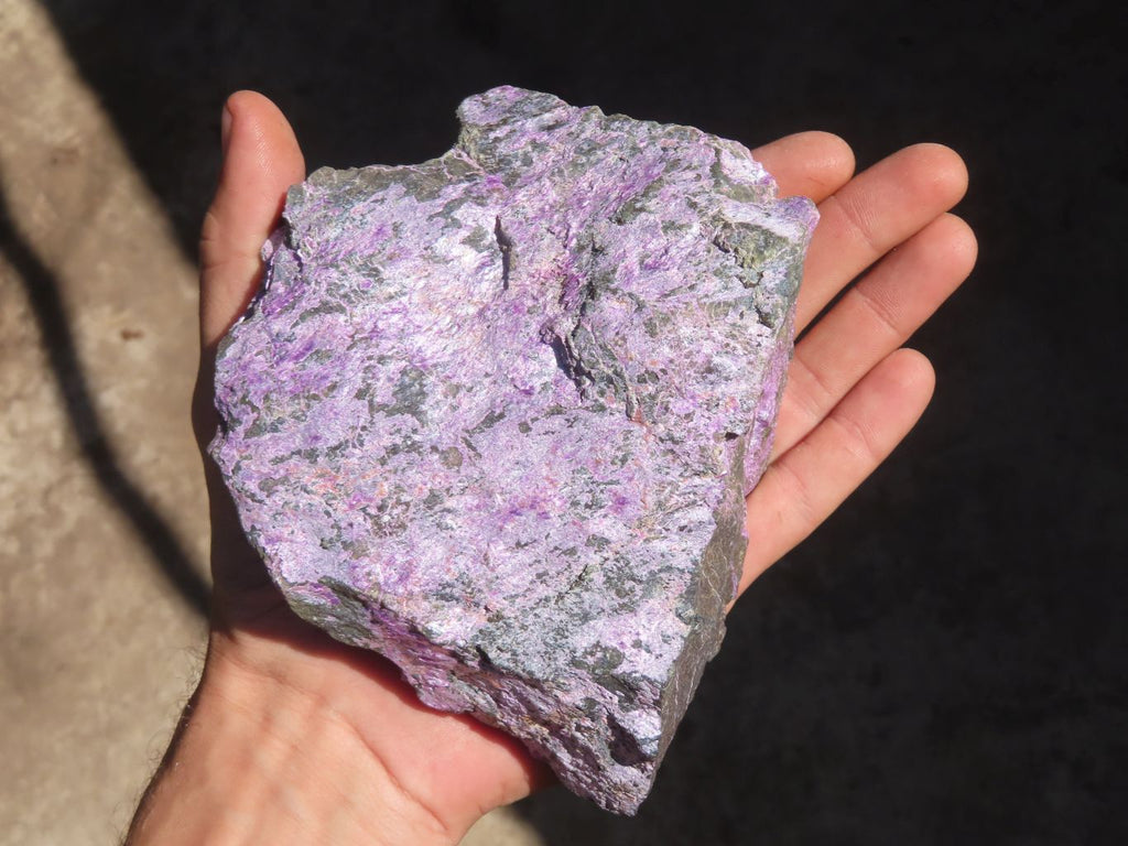 Natural Rough Stichtite & Serpentine Specimens x 3 From Barberton, South Africa - Toprock Gemstones and Minerals 