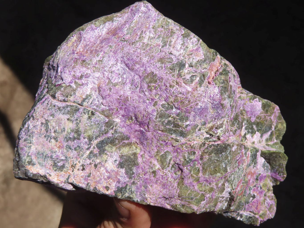 Natural Rough Stichtite & Serpentine Specimens x 3 From Barberton, South Africa - Toprock Gemstones and Minerals 