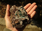 Natural Rare Ball Malachite On Drusy Quartz & Dolomite Specimens x 2 From Kambove, Congo - Toprock Gemstones and Minerals 