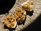Natural Small Golden Lemonite / Limonite Quartz Clusters  x 35 From Zambia - Toprock Gemstones and Minerals 