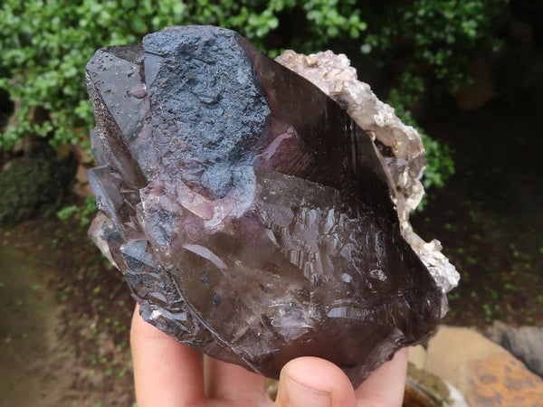 Polished Large Smokey Quartz Crystals  x 2 From Malawi - TopRock