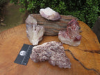 Natural Red Hematoid Quartz Clusters x 4 From Karoi, Zimbabwe - TopRock