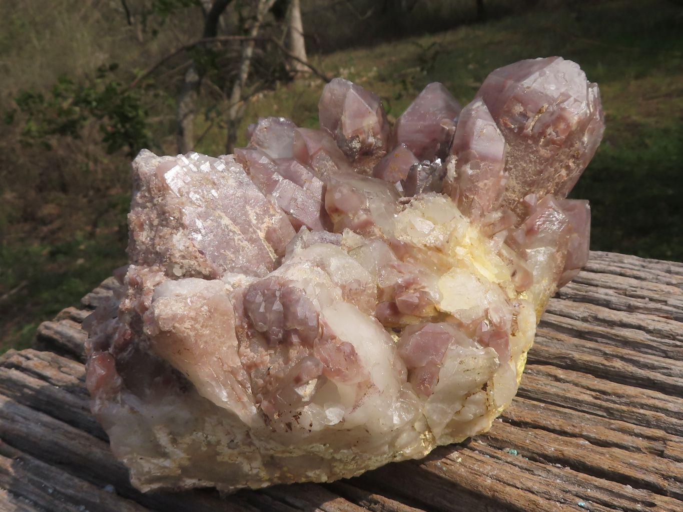 Natural Large Red Hematoid Quartz Cluster With Crystalline Self Healed Base  x 1 From Karoi, Zimbabwe - TopRock