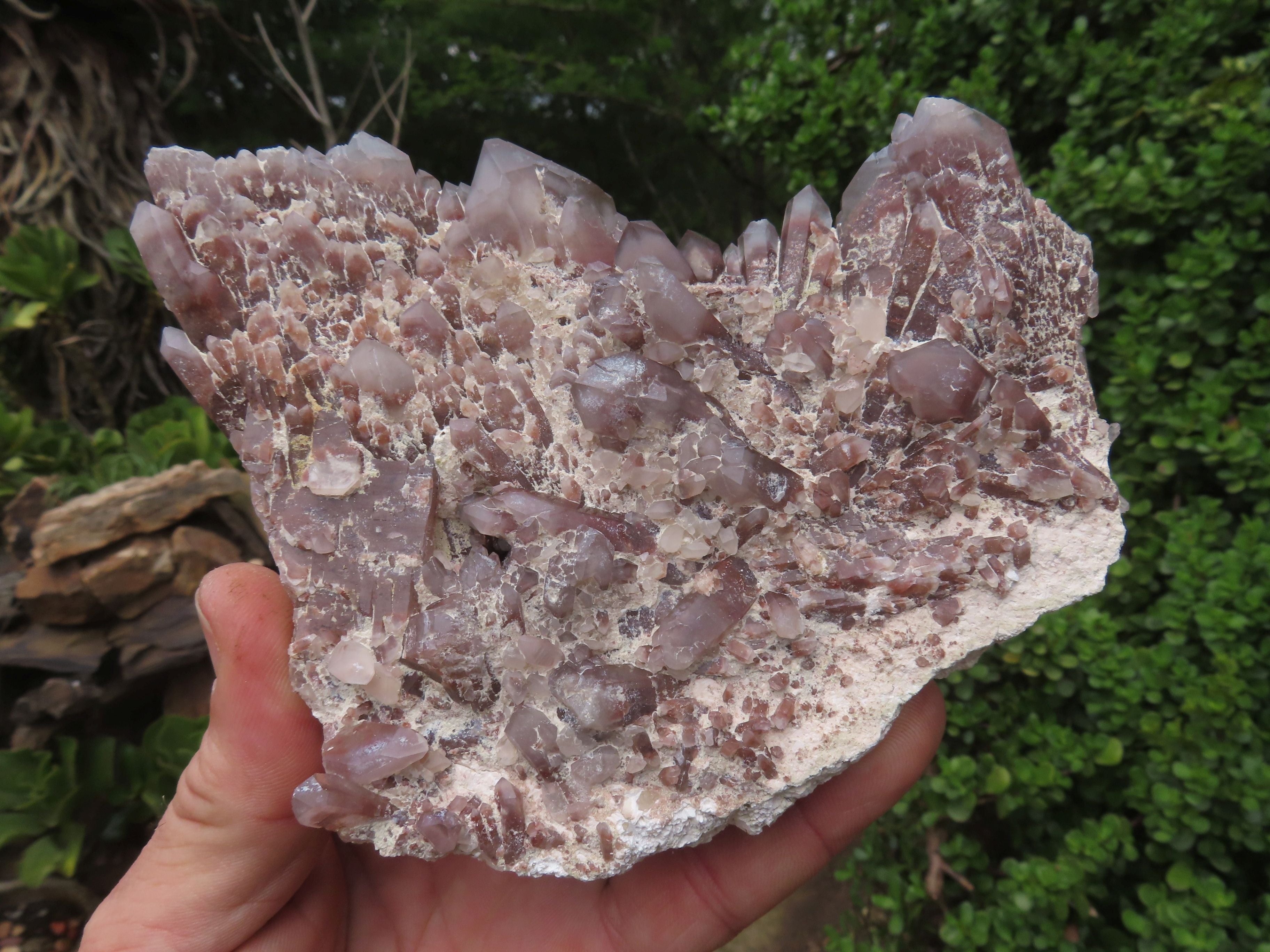 Natural Red Hematoid Quartz Clusters x 4 From Karoi, Zimbabwe - TopRock