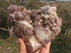 Natural Large Red Hematoid Quartz Cluster With Crystalline Self Healed Base  x 1 From Karoi, Zimbabwe - TopRock