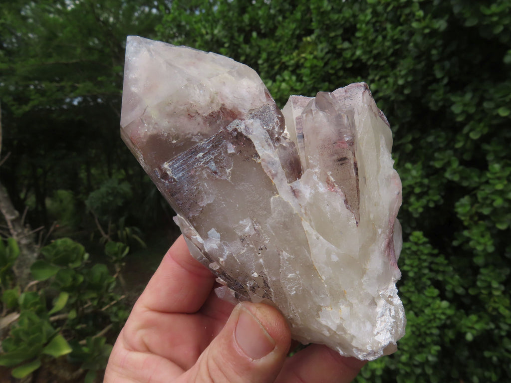 Natural Red Hematoid Quartz Clusters x 4 From Karoi, Zimbabwe - TopRock