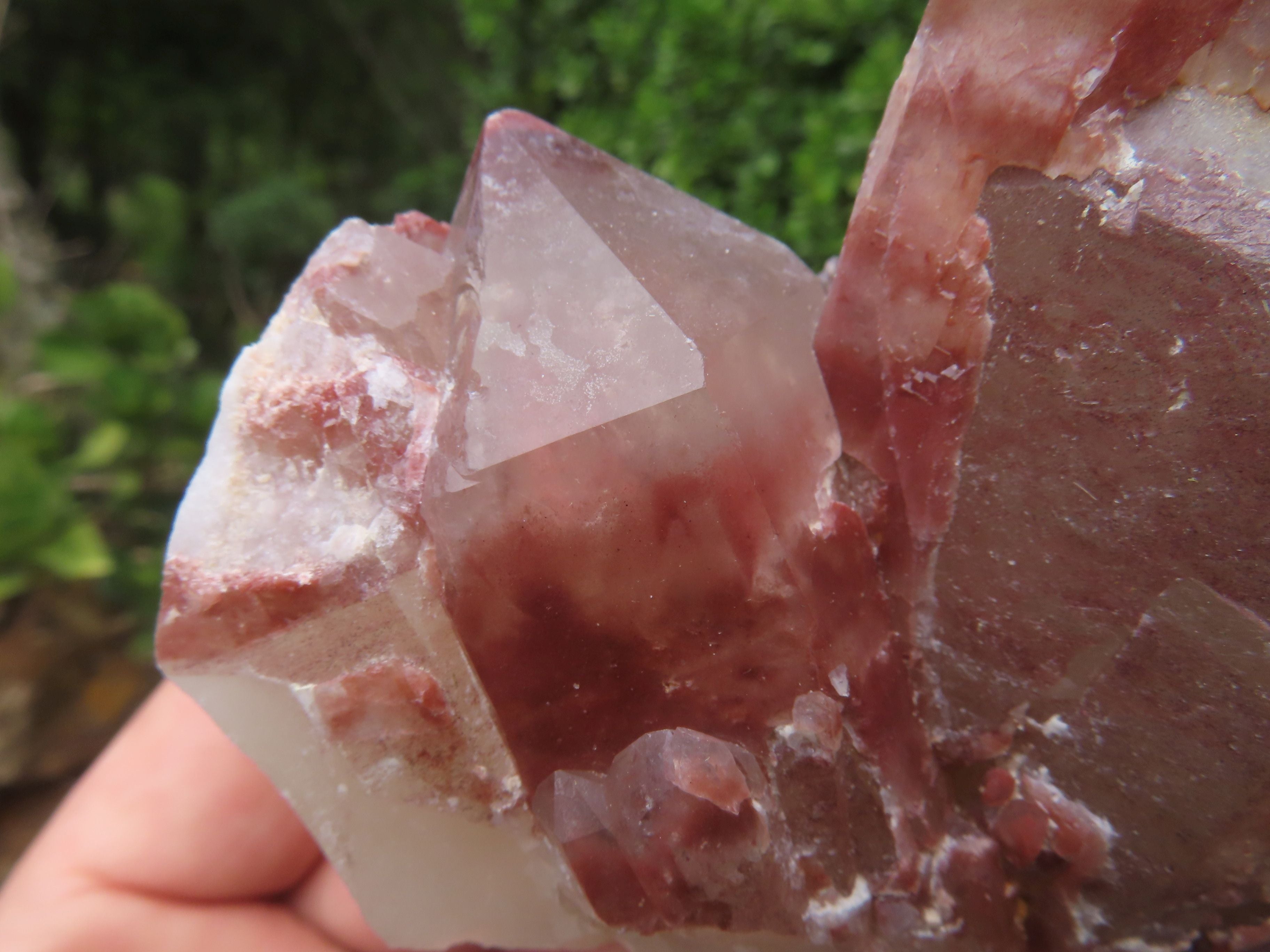 Natural Red Hematoid Quartz Clusters x 4 From Karoi, Zimbabwe - TopRock