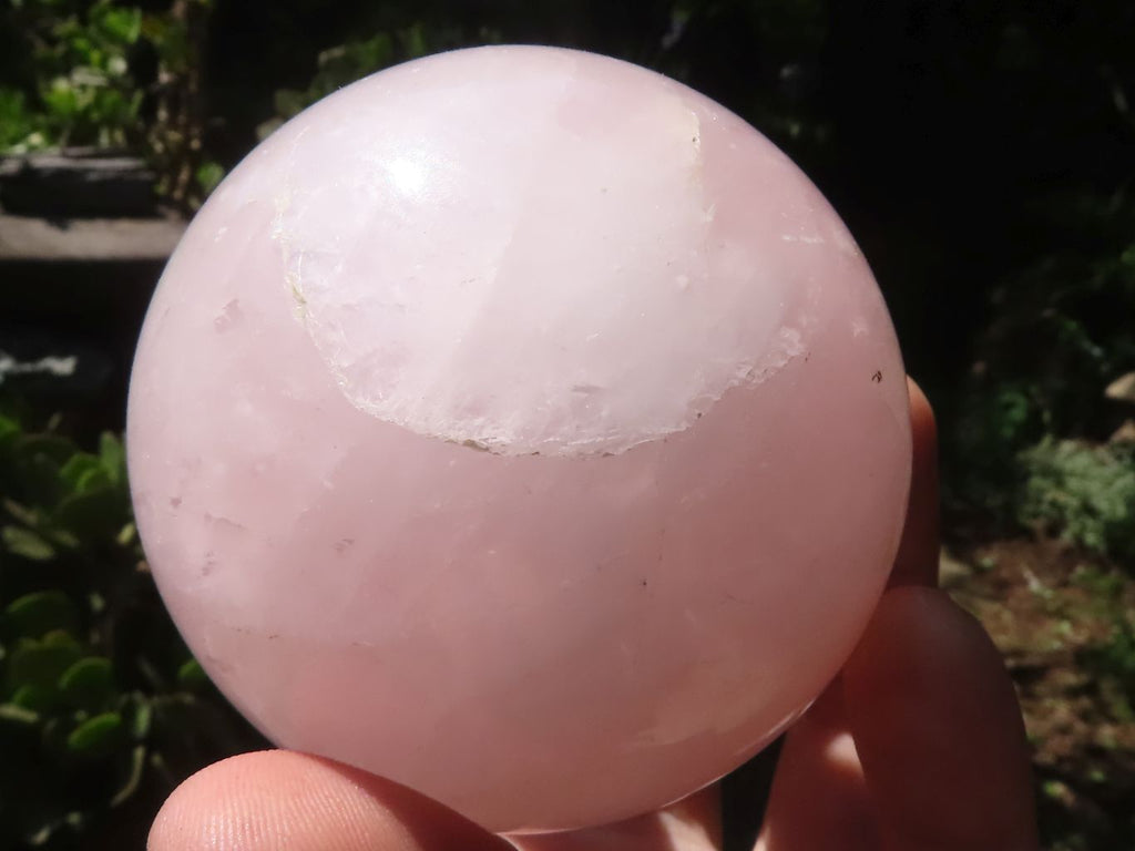 Polished Pink Rose Quartz Spheres x 3 From Madagascar - TopRock