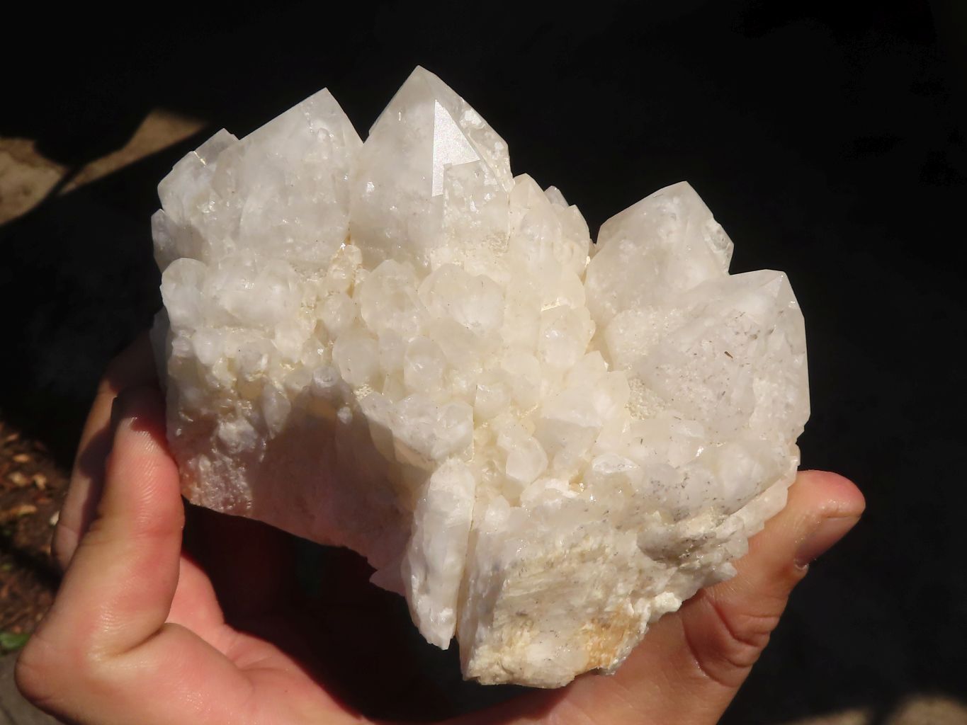 Natural "Cathedral Window" Candle Quartz Formations x 2 From Madagascar - Toprock Gemstones and Minerals 