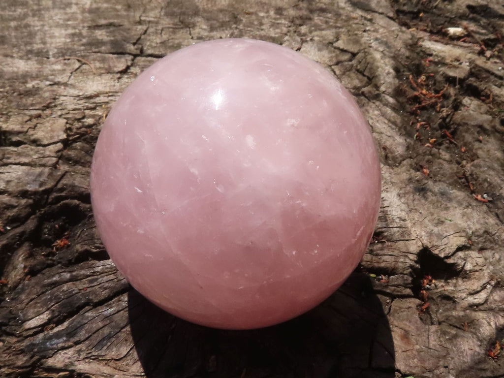 Polished Pink Rose Quartz Spheres x 3 From Madagascar - TopRock