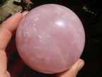 Polished Pink Rose Quartz Spheres x 3 From Madagascar - TopRock