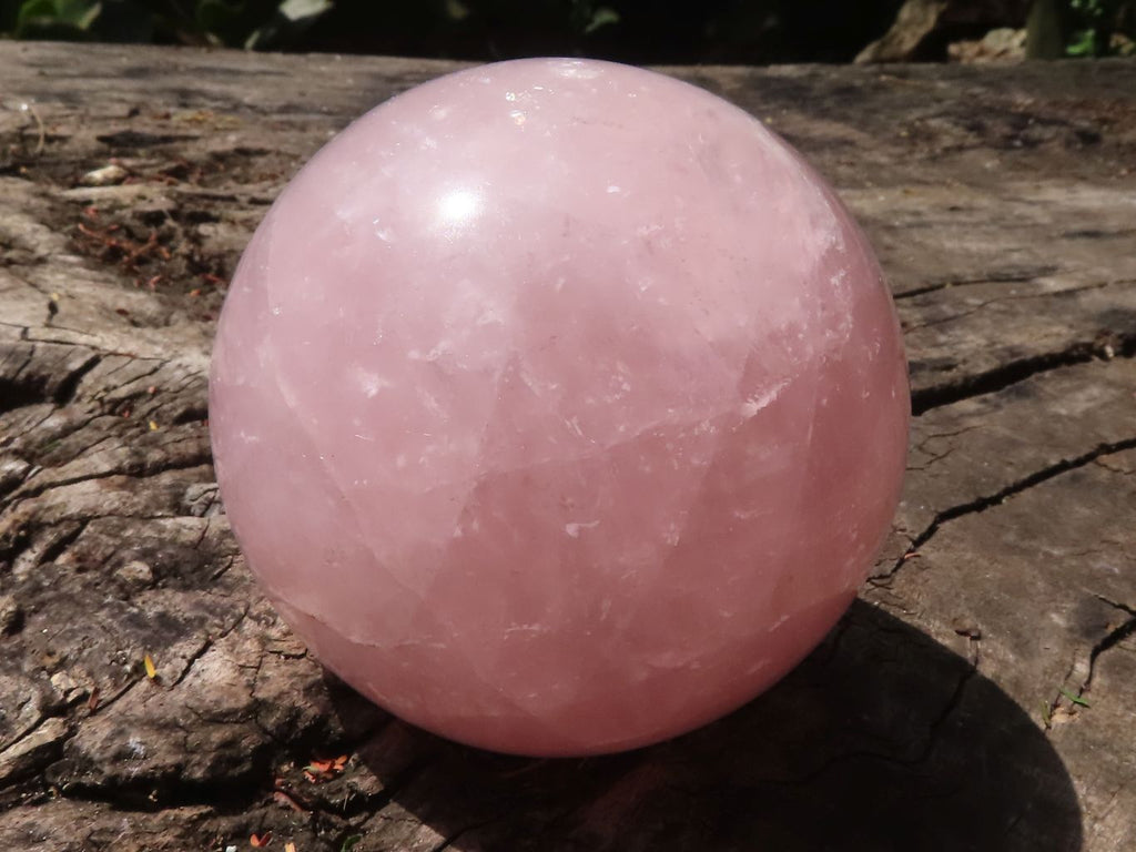 Polished Pink Rose Quartz Spheres x 3 From Madagascar - TopRock