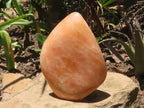 Polished Large Orange Twist Calcite Standing Free Form x 1 From Madagascar - TopRock