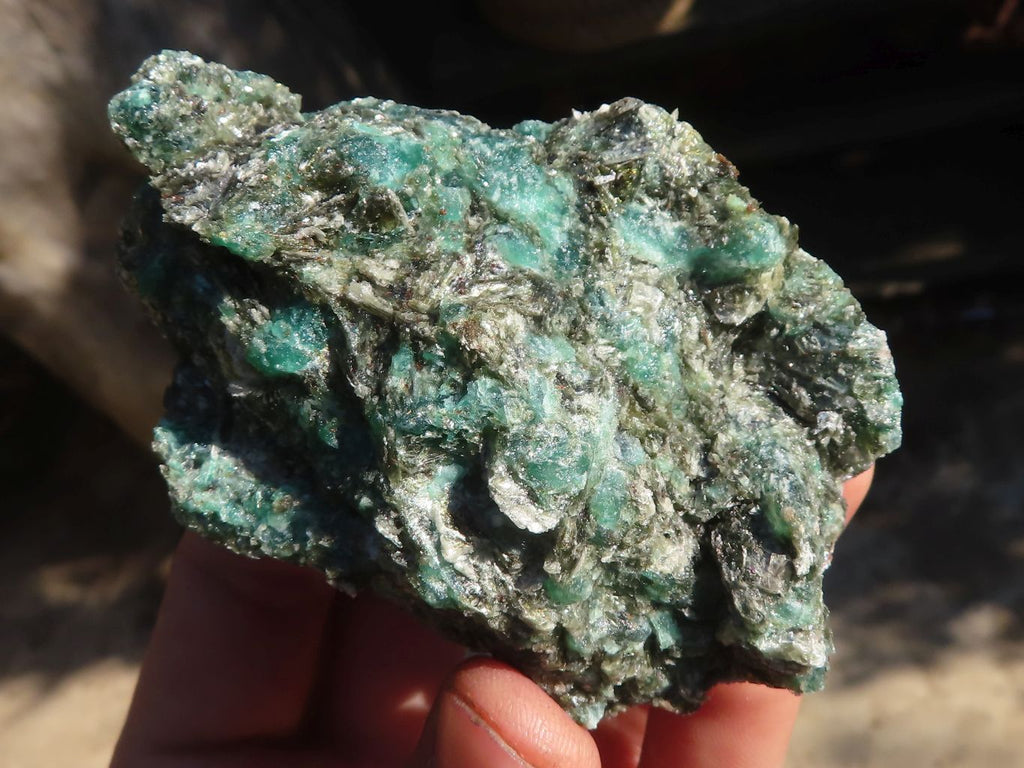 Natural Rare Emerald Mica In Matrix Cobbed Specimens x 6 From Mutoko, Zimbabwe - Toprock Gemstones and Minerals 