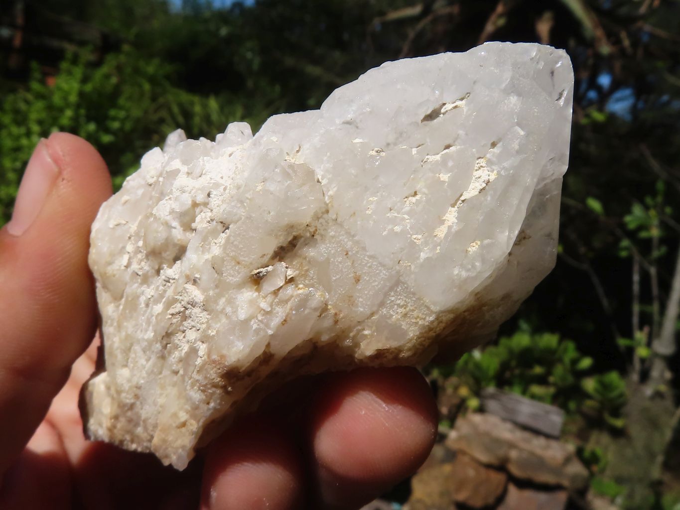 Natural Cascading White Phantom Candle Quartz Specimens  x 13 From Madagascar - Toprock Gemstones and Minerals 