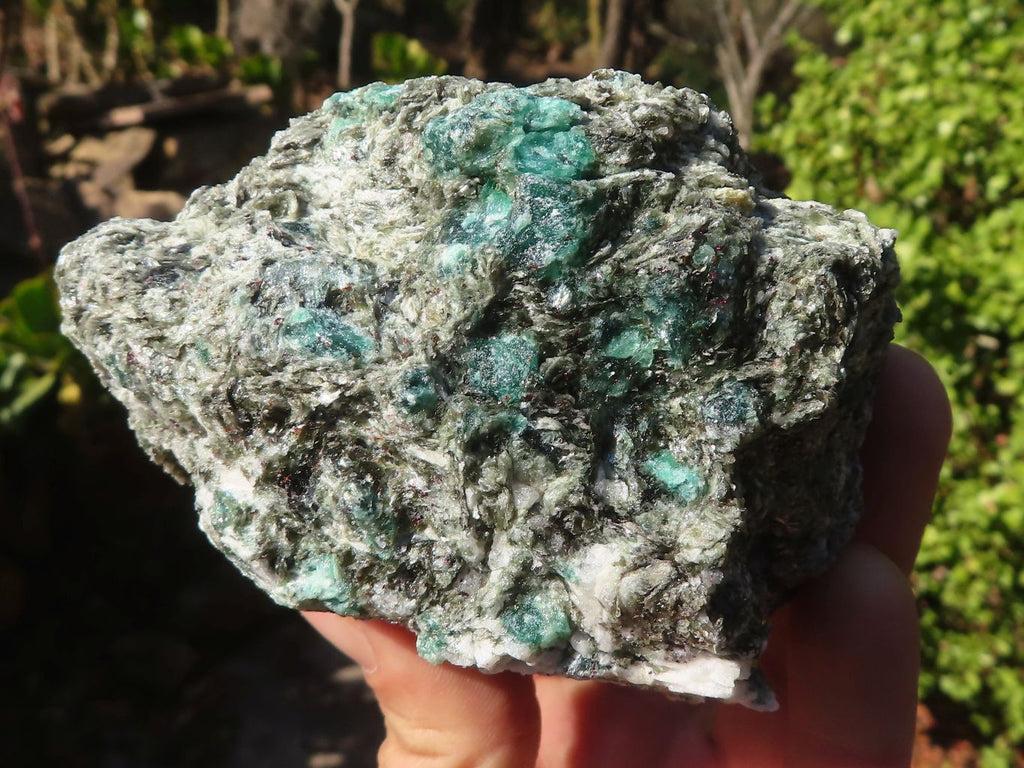 Natural Rare Emerald Mica In Matrix Cobbed Specimens x 6 From Mutoko, Zimbabwe - Toprock Gemstones and Minerals 