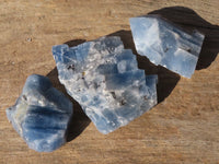 Natural New Sky Blue Calcite Specimens  x 35 From Spitzkop, Namibia - Toprock Gemstones and Minerals 