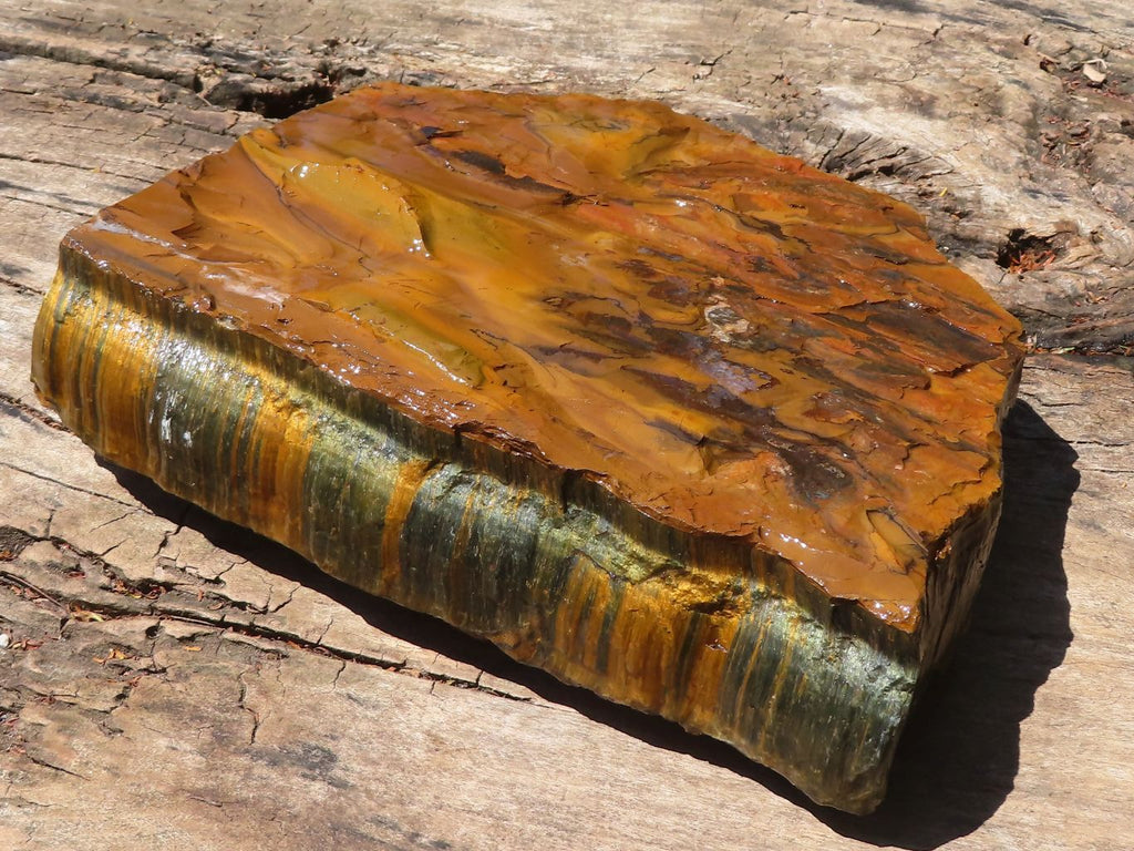 Natural Golden Blue Tigers Eye Specimen x 1 From Prieska, South Africa - TopRock