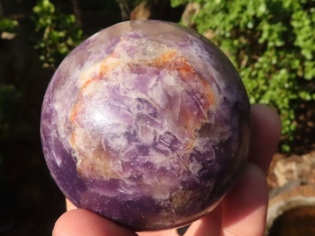 Polished Purple Lepidolite Spheres With Rubellite On Some  x 4 From Ambatondrazaka, Madagascar - Toprock Gemstones and Minerals 