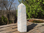 Polished Blue Spotted Spinel Quartz Points x 3 From Madagascar - Toprock Gemstones and Minerals 