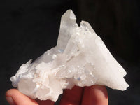 Natural Small White Quartz Clusters  x 12 From Madagascar - Toprock Gemstones and Minerals 