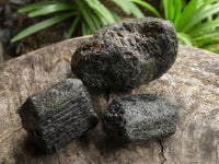 Natural Schorl Black Tourmaline Rough Crystals  x 2 Kg Lot From Zambia - TopRock