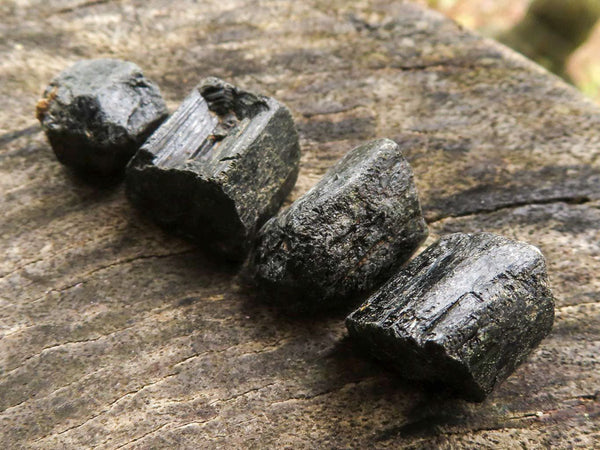 Natural Schorl Black Tourmaline Rough Crystals  x 2 Kg Lot From Zambia - TopRock