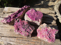 Natural Pink Salrose Cobaltion Dolomite Specimens  x 4 From Kakanda, Congo - Toprock Gemstones and Minerals 