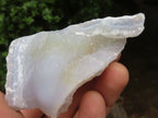 Natural Etched Blue Chalcedony Specimens  x 12 From Malawi - TopRock