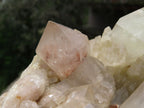 Natural White Phantom Cascading Lwena Quartz Clusters x 2 From Lwena, Congo - TopRock