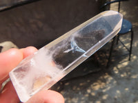 Polished Clear Quartz Crystal Points  x 9 From Madagascar - Toprock Gemstones and Minerals 