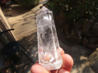Polished Clear Quartz Crystal Points  x 9 From Madagascar - Toprock Gemstones and Minerals 