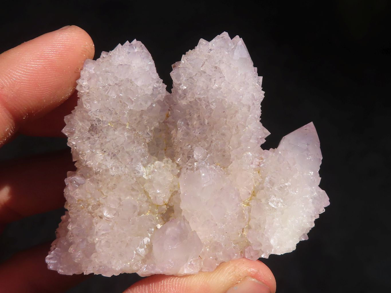 Natural Pale Lilac Spirit Quartz Clusters x 6 From Boekenhouthoek, South Africa - Toprock Gemstones and Minerals 