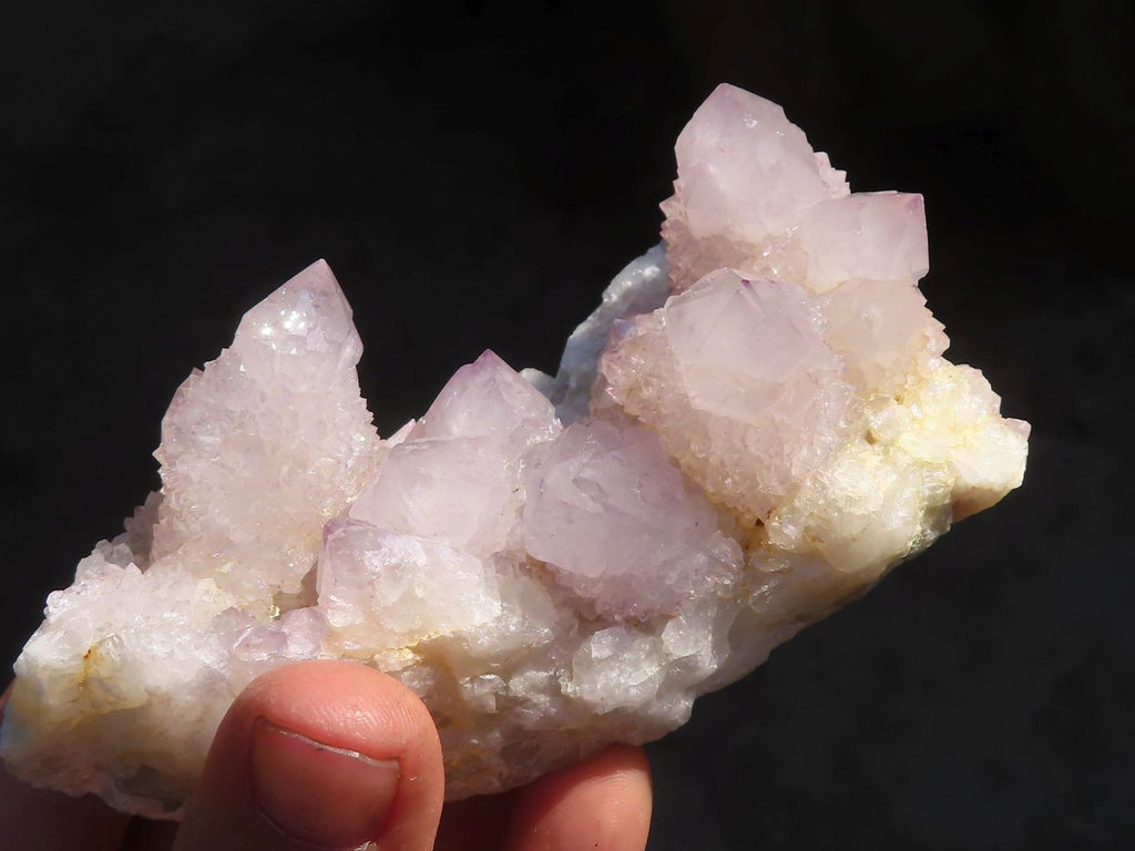 Natural Pale Lilac Spirit Quartz Clusters x 6 From Boekenhouthoek, South Africa - Toprock Gemstones and Minerals 