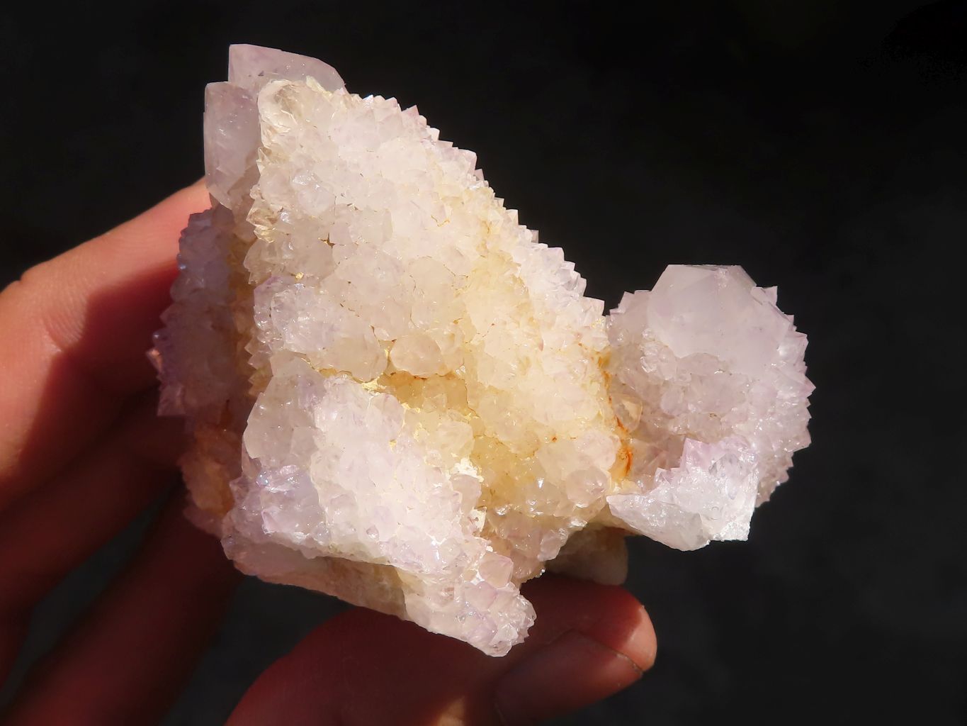 Natural Pale Lilac Spirit Quartz Clusters x 6 From Boekenhouthoek, South Africa - Toprock Gemstones and Minerals 