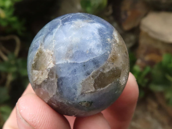 Polished Small Iolite / Water Sapphire Spheres  x 12 From Madagascar - TopRock