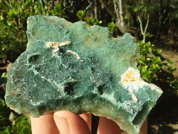 Natural Green Mtorolite / Chrome Chrysoprase Plates  x 5 From Zimbabwe - Toprock Gemstones and Minerals 