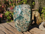 Polished Emerald Mica In Matrix Standing Free Forms x 1 From Mutoko, Zimbabwe - Toprock Gemstones and Minerals 