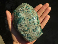 Polished Emerald Mica In Matrix Standing Free Forms x 1 From Mutoko, Zimbabwe - Toprock Gemstones and Minerals 