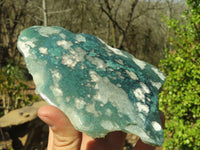 Polished On One Side Emerald Mtorolite Plates x 4 From Mutorashanga, Zimbabwe - Toprock Gemstones and Minerals 
