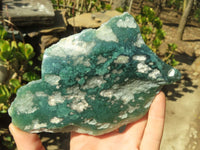 Polished On One Side Emerald Mtorolite Plates x 4 From Mutorashanga, Zimbabwe - Toprock Gemstones and Minerals 
