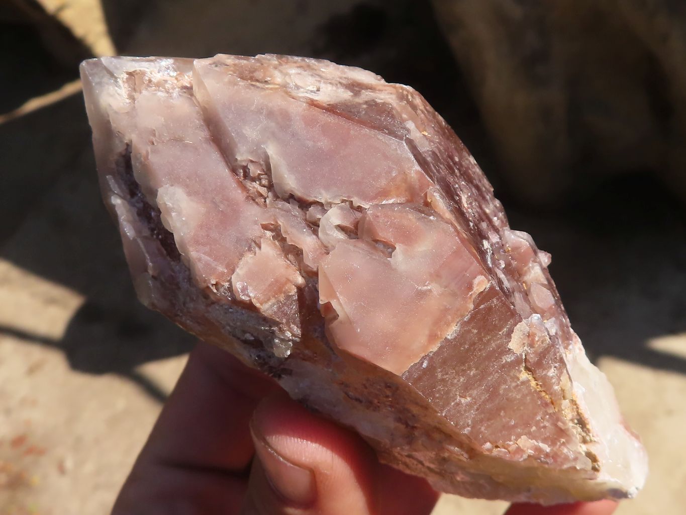 Natural Red Hematoid Quartz Specimens x 6 From Karoi, Zimbabwe - Toprock Gemstones and Minerals 