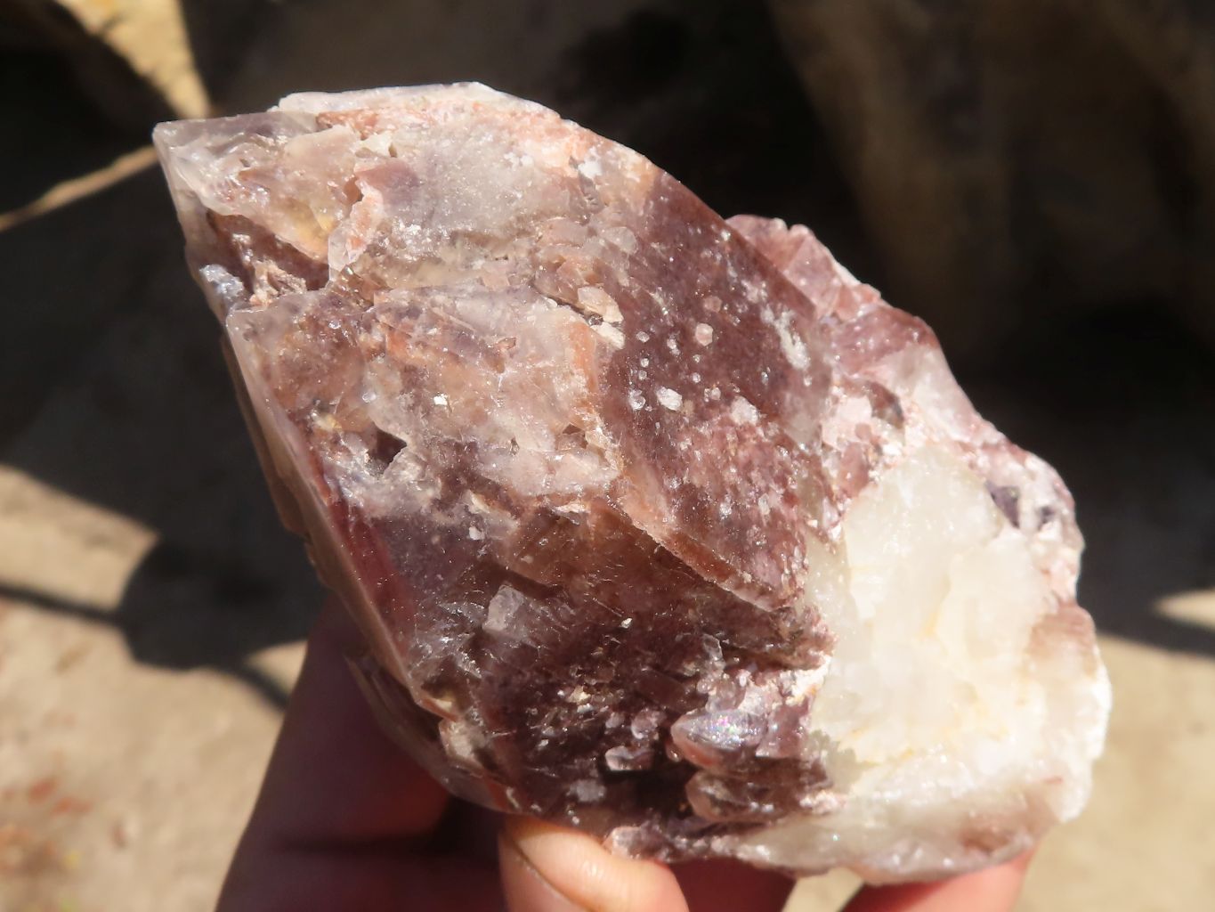 Natural Red Hematoid Quartz Specimens x 6 From Karoi, Zimbabwe - Toprock Gemstones and Minerals 