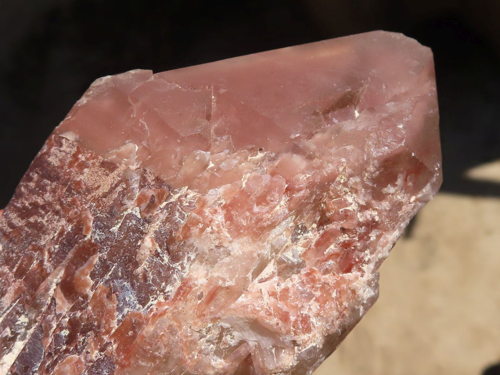 Natural Red Hematoid Quartz Specimens x 6 From Karoi, Zimbabwe - Toprock Gemstones and Minerals 